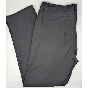 VRST Men's 38/32 Black Pants (36x30) Stretch 5 Pocket Athletic Chino Pant